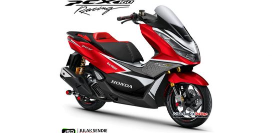 All New Honda PCX160 Racing เผยภาพ Render!