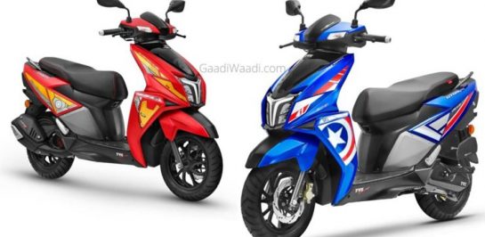 เปิดตัว TVS Ntorq 125 SuperSquad (Marvel) อิดิชั่นอย่างเป็นทางการ!