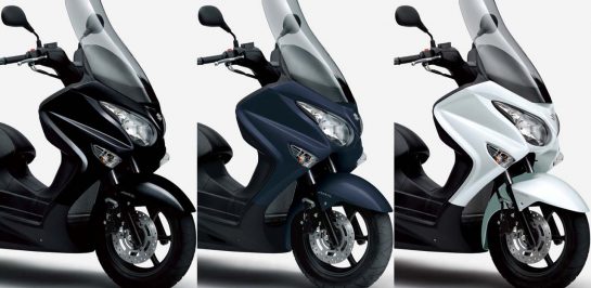 อัพเดตสีสันใหม่ของ 2021 Suzuki Burgman 200