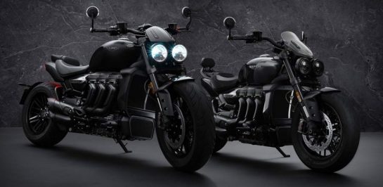 เปิดตัวโมเดลพิเศษ 2021 Triumph Rocket 3 R Black และ Rocket 3 GT Triple Black