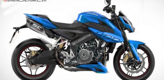 เรนเดอร์แรกอย่างไม่เป็นทางการของ Bajaj Pulsar NS400