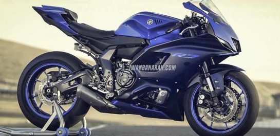 All New Yamaha YZF-R7 เผยโฉมแล้ว มาพร้อมโช๊คหน้าหัวกลับ Upside Down!