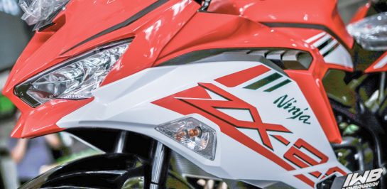 Kawasaki Ninja ZX-25R 2022 สีแดง ชมภาพกันแบบชัดๆ !