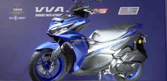 2022 Yamaha Aerox 155 เปิดตัวครั้งแรกในประเทศอินเดีย