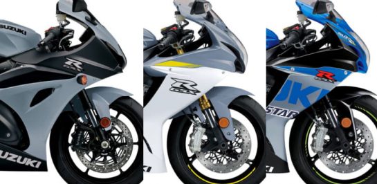 Suzuki อัพเดทสีสันใหม่ของ GSX-R600, GSX-R750 และ GSX-R1000 ในตลาดอเมริกาเหนือ