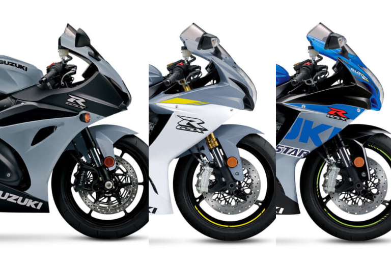 Suzuki อัพเดทสีสันใหม่ของ GSX-R600 .GSX-R750 และ GSX-R1000 ในตลาดอเมริกาเหนือ