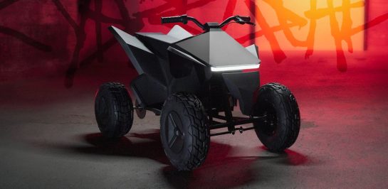 Tesla Cyberquad รถมอเตอร์ไซค์ 4 ล้อ ATV พลังงานไฟฟ้า