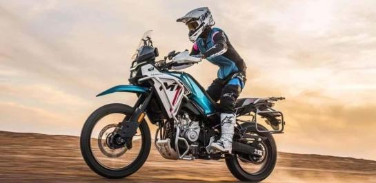 หลุดภาพตัวจริงของ CFMoto 450 MT ก่อนเปิดตัวที่ EICMA 2023